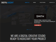 Tablet Screenshot of digascent.com